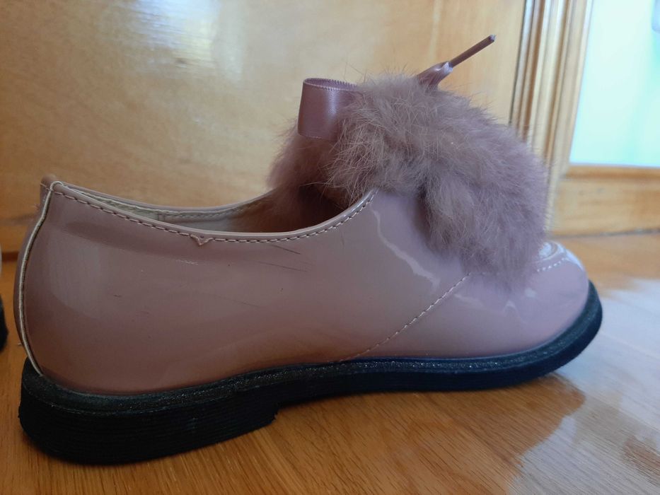 Sapatos menina rosa classicos