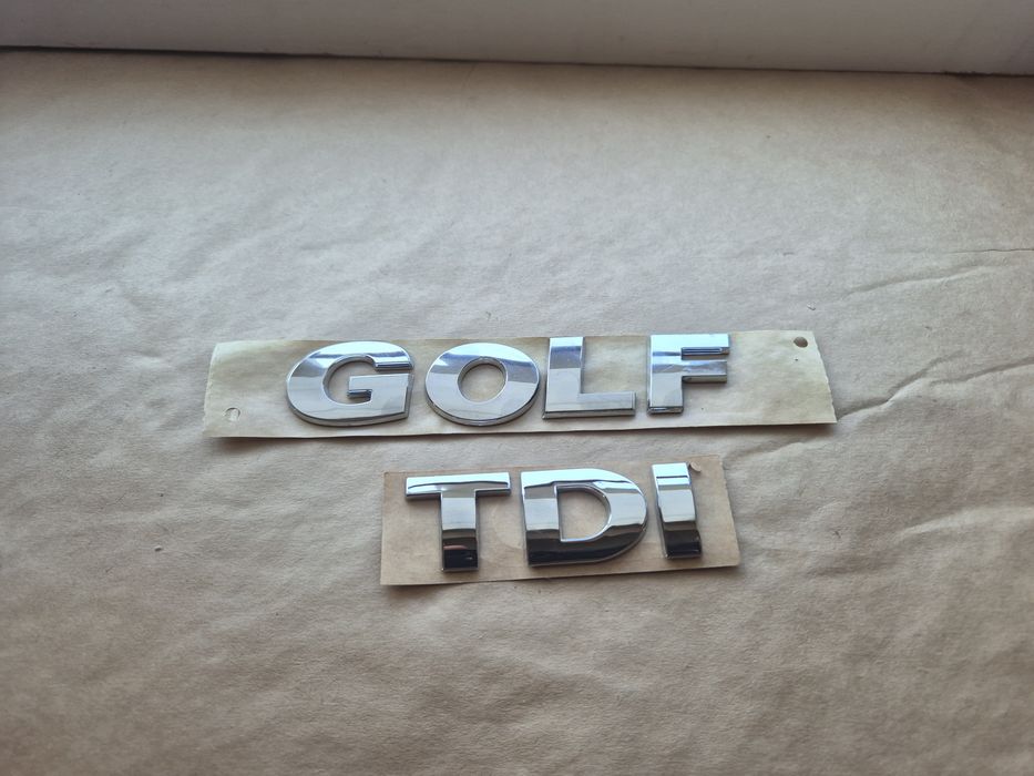 napis Golf na tył do vw modelu 4 i 5,6 promocja