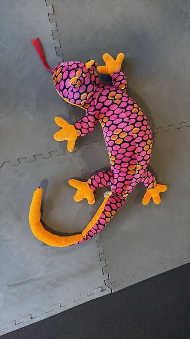 Peluche, Lagarto colorido