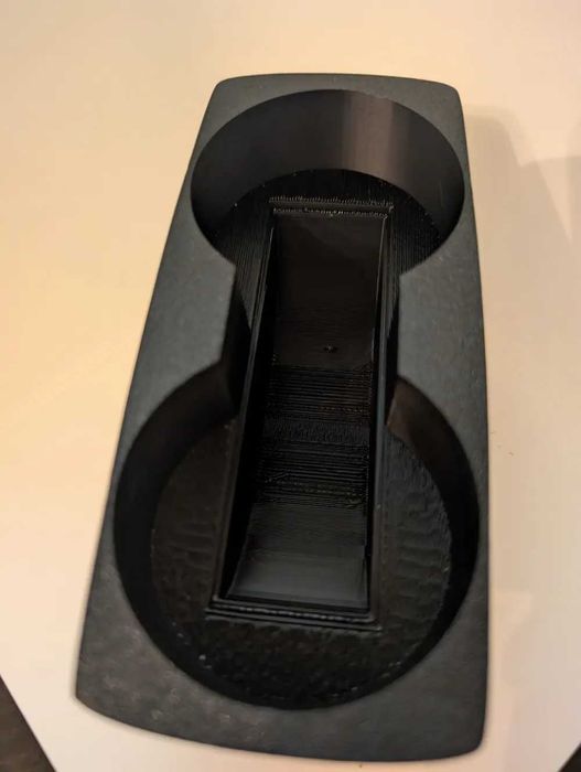 Uchwyt na kubki Audi A4 B6 cupholder z ukrytym schowkiem na monety