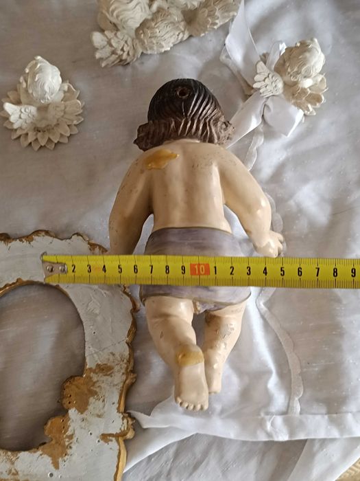 Figuras lindíssimas: Menino Jesus e 4 Anjinhos