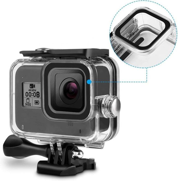 Etui Wodoodporne Do Gopro Hero 8 Bezbarwne