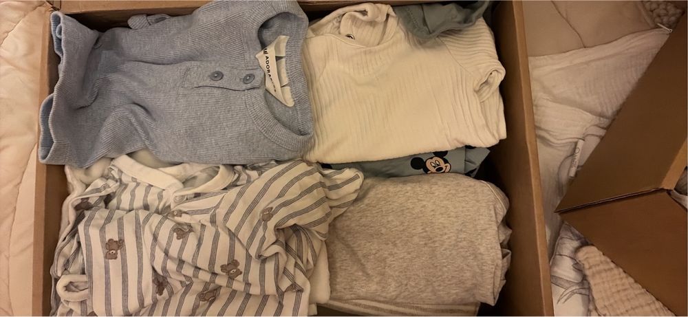 Mega wyprawka niemowlęca 50–74 plus dodatki