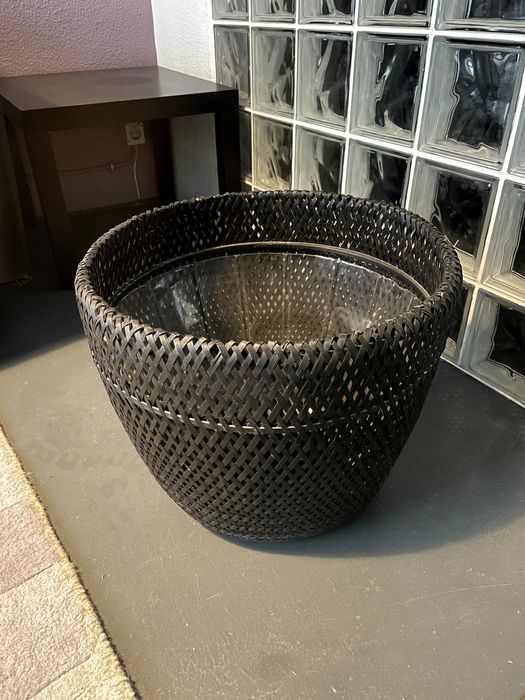 Vaso de verga para plantas