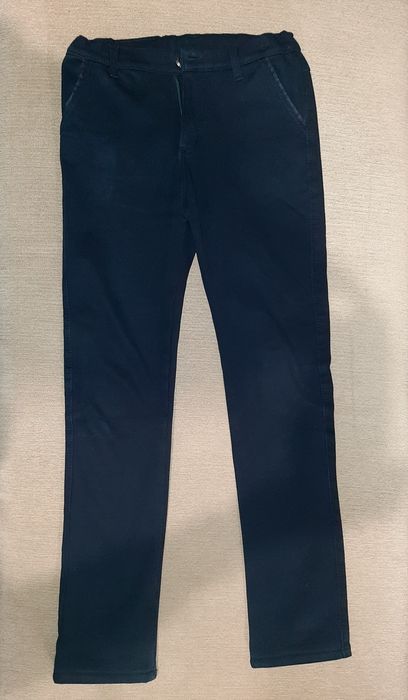 Брюки утеплені для підлітка темно-сині