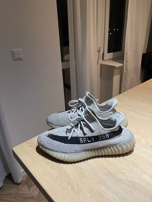 adidas Yeezy boost 350 v2 slate 42 2/3 black onyx carbon bone white b