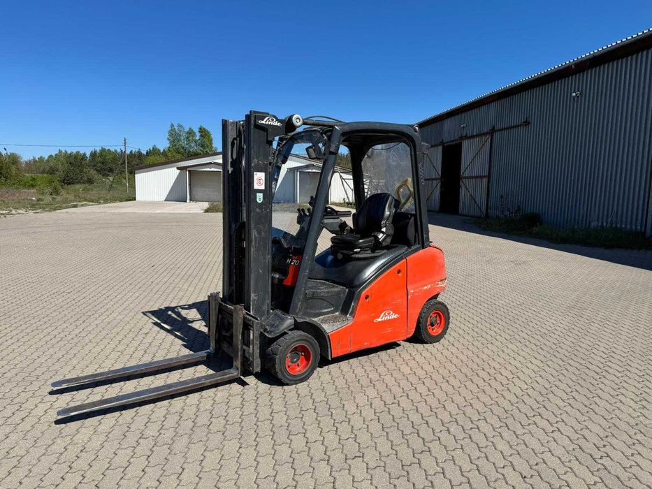 Wózek widłowy Linde H20T TRIPLEX z 2014 r podnoszenie 4 m UDT gaz LPG