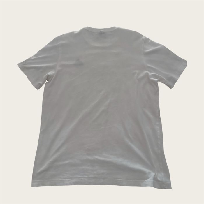 T-shirt Adidas Branca Logo Preto Original