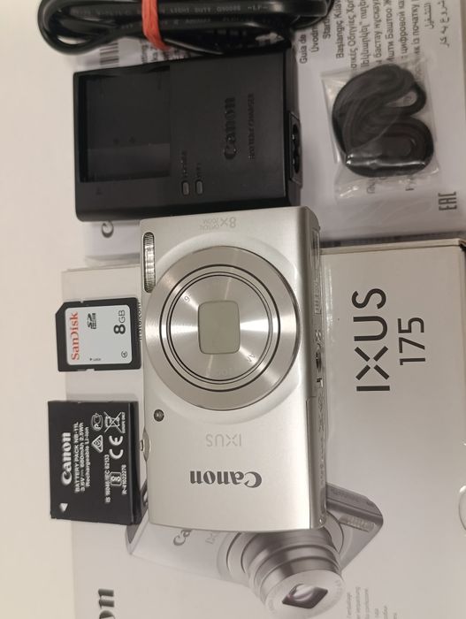 NOWY Aparat cyfrowy Canon IXUS 175 20mpx zoom x8 HD CCD vintage retro