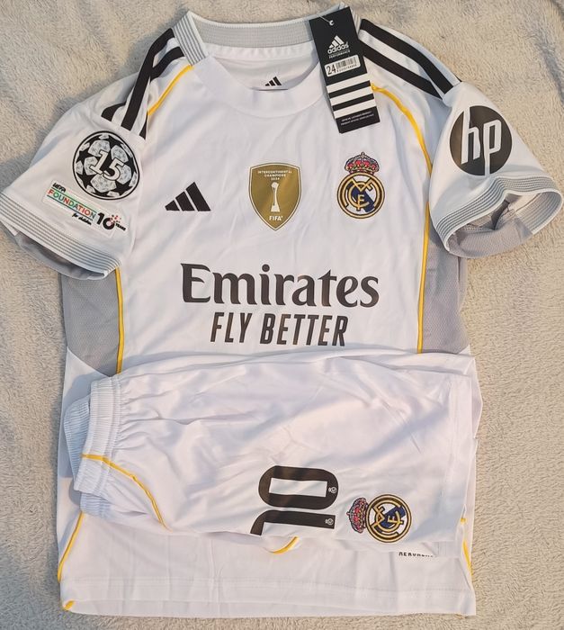 Real Madryt Dom Komplet Dzieci L (24) MBAPPE #10 25/26