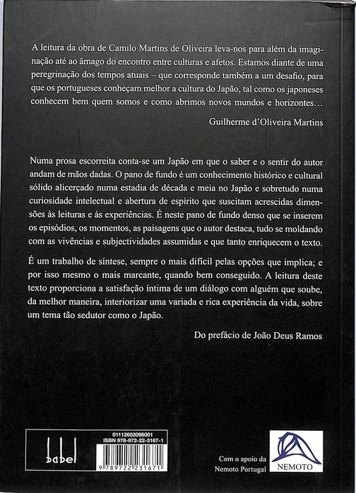 "Fomos em Busca do Japão" de Camilo Martins de Oliveira [Novo]