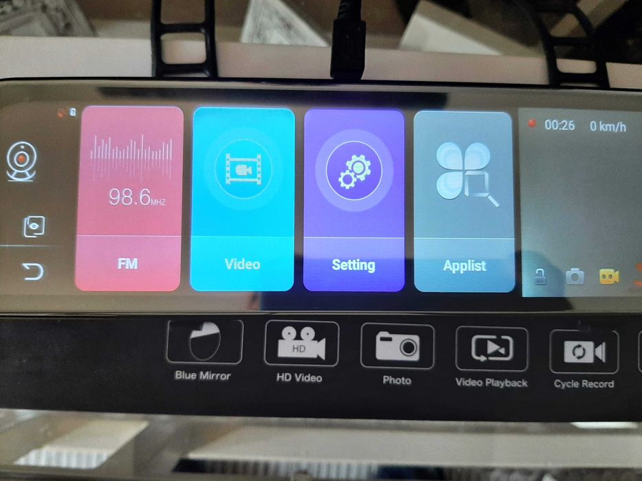 Espelho retrovisor , Android , gps, WiFi