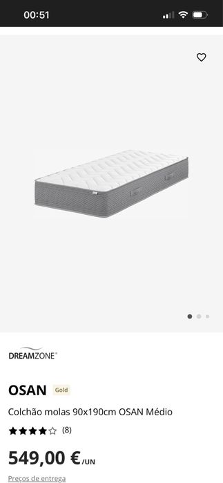Colchão DreamZone - está NOVO