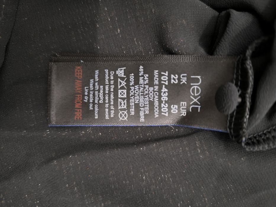 Delikatna,zwiewna bluzka Next rozmiar 50