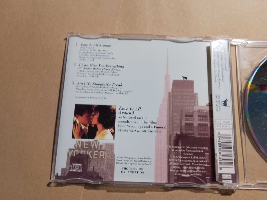 cd singiel CD Wet Wet Wet – Love Is All Around likwidacja dużej kolekcji