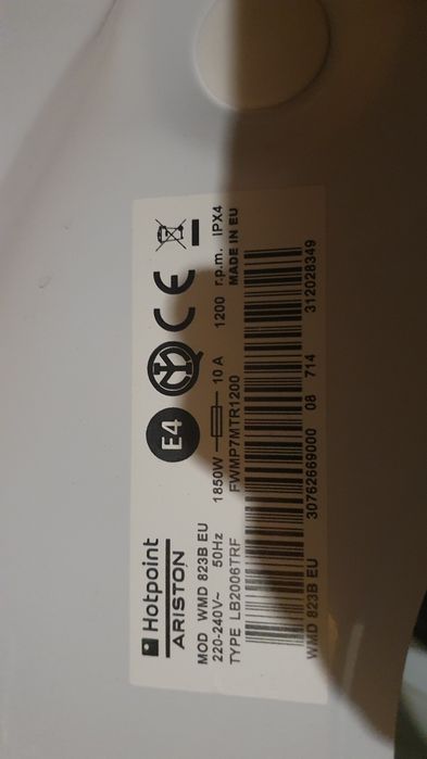 Części do pralki hotpoint ariston