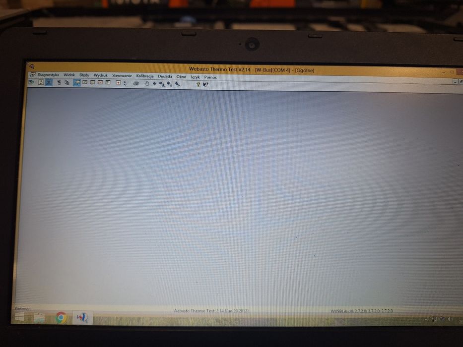 Tester interfejs webasto