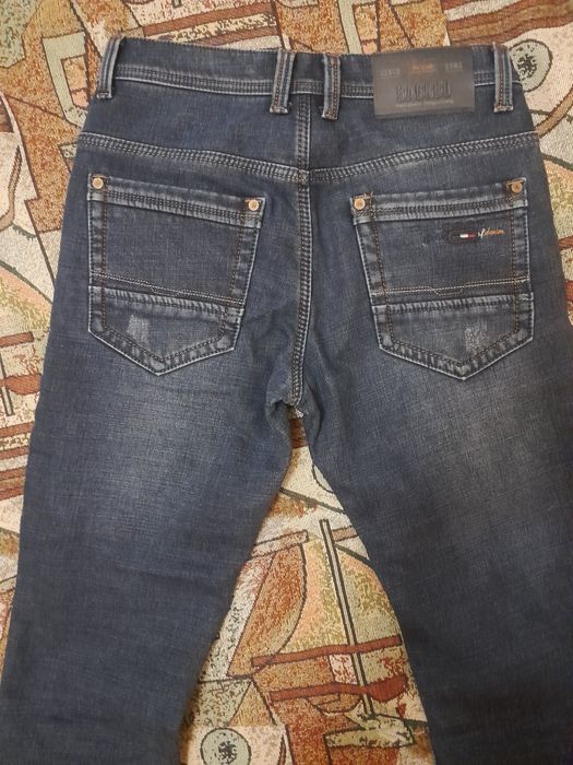 Тёплые мужские джинсы.