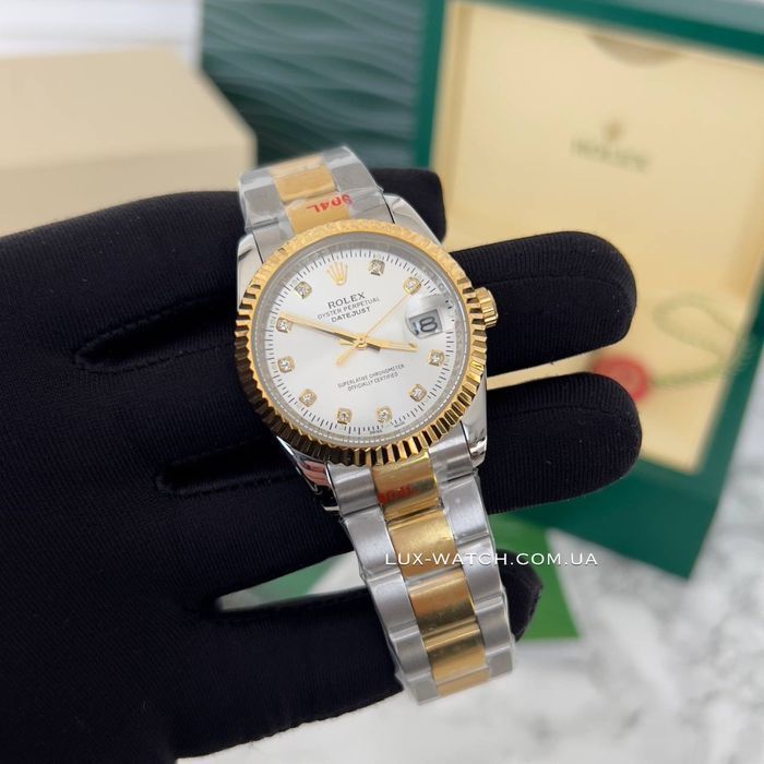 Часы Rolex DateJust Diamond 36 Ролекс Женские Мужские