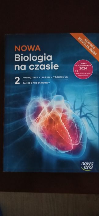 Nowa biologia na czasie 2. Podręcznik . Nowa Biologia na czasie 2. Karty pracy ucznia.