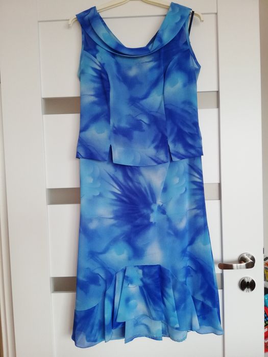 Garsonka damska dwuczęściowa, sukienka roz 40/L