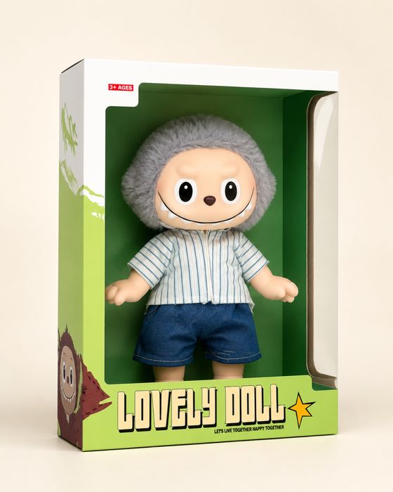ВЕЛИКА Інтерактивна лялька від Lovely Doll Labubu