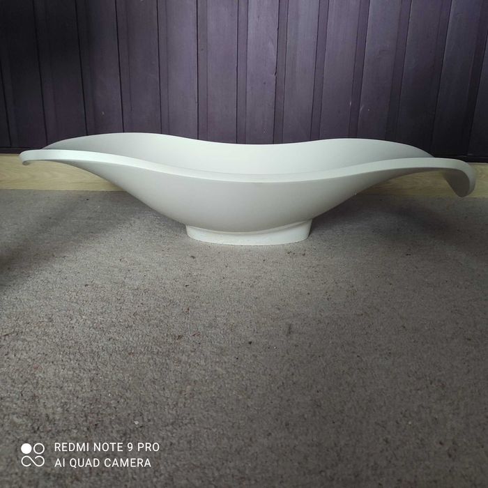 Umywalka nablatowa biała