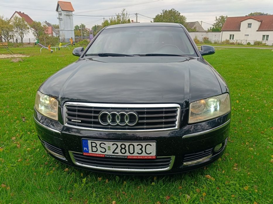 Audi A8 D3 3.0 TDI 255KM Quattro, S Line, Bi LED, Alcantara, Pewne* Wygodne *