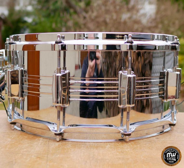 ‼️ Werbel Pearl Jupiter Chrome Over Brass 14″ x 6,5″ 1979 ‼️