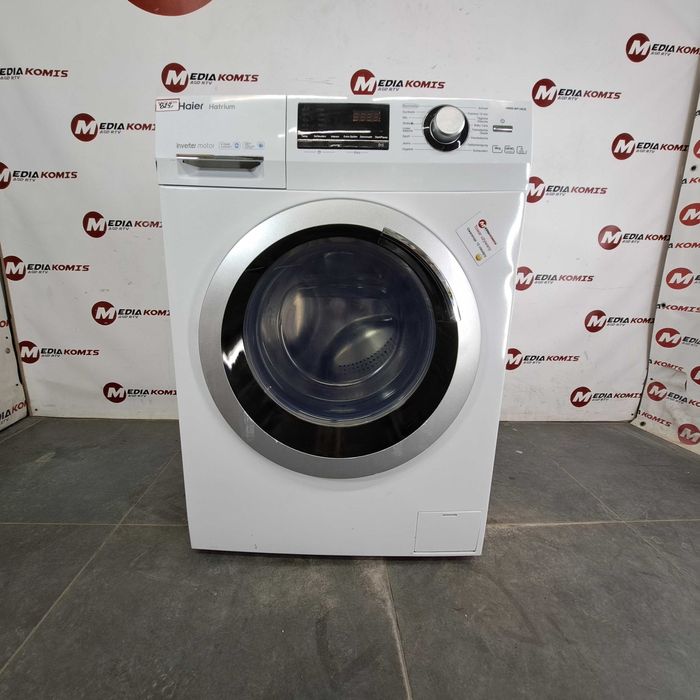 Pralka Haier HW80-BP14636 [12m-cy gwar] A / 8 kg / 1400 obr / 60 cm gł