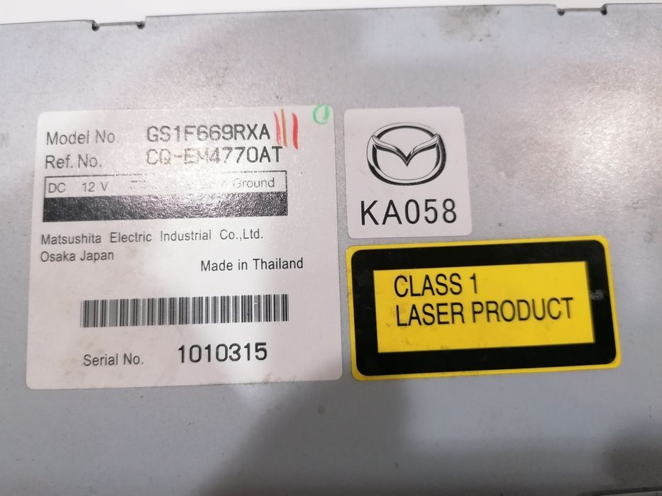Mazda 6 Hatchback de 2007 A 2013 auto rádio impecável