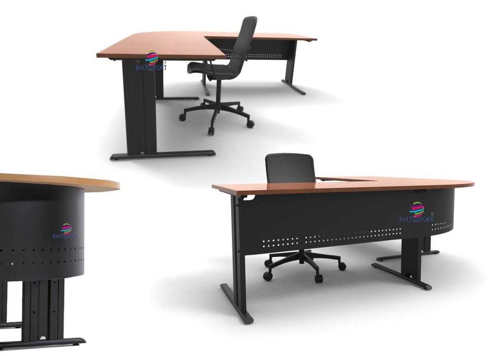Secretaria de Escritorio Reta 1400x800x750 mm Tampo Melamina