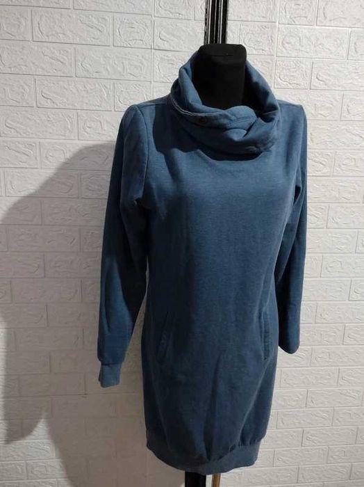 Granatowa sukienka spotowa rozmiar m cena 28 zl