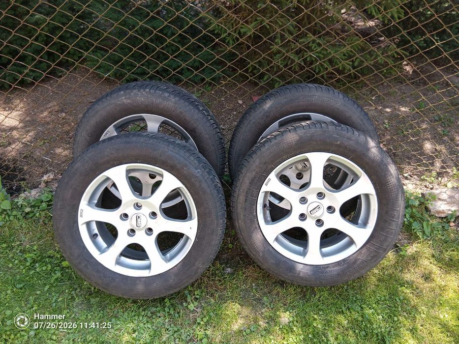 Komplet kół Aluminiowych CMS 225/55R16 VW SEAT SKODA AUDI 5X112 6.5JX16EH2+ ET33