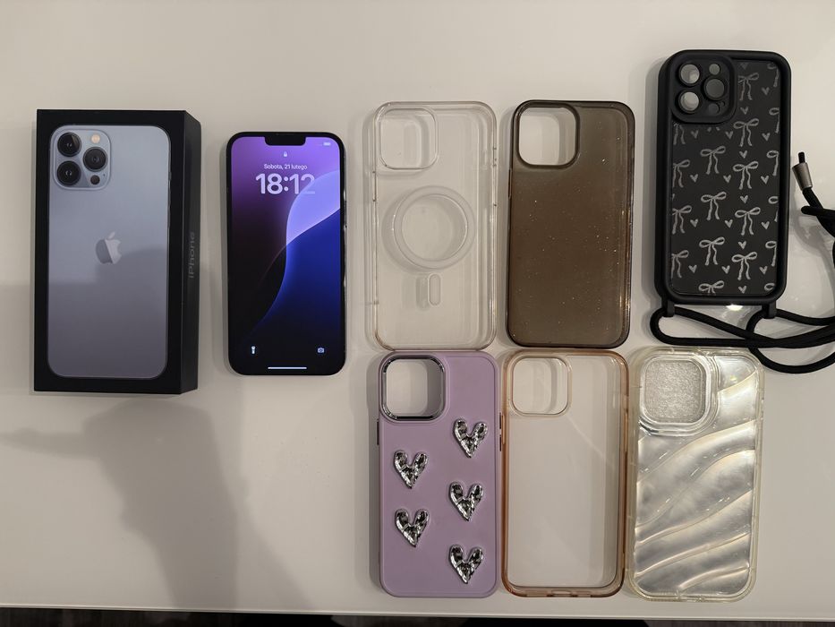 iPhone 13 Pro Max 128GB Sierra Blue – bdb stan | komplet + etui