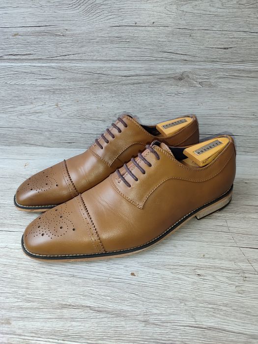 Cavani 44р туфли мужские ботинки кожаные Италия