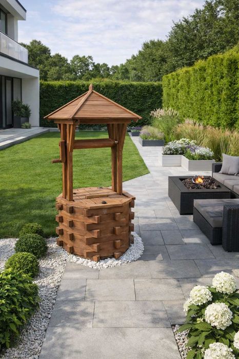 drewniana, ogrodowa, obudowa, zabudowa maskownica hydrofor szambo kran