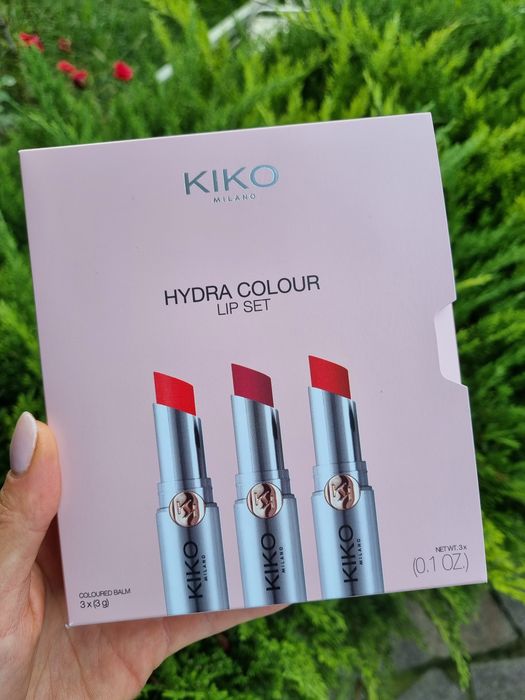 Набір бальзамів Kiko Milano coloured balm 03 06 09