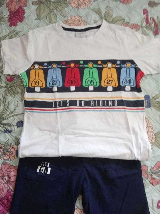 Conjunto de algodão da Boboli, tamanho 8 anos