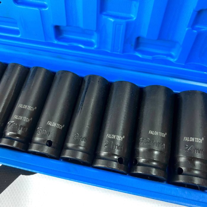 Набір високих ударних головок 1/2 10-32мм 15од. В кейсі Falontech