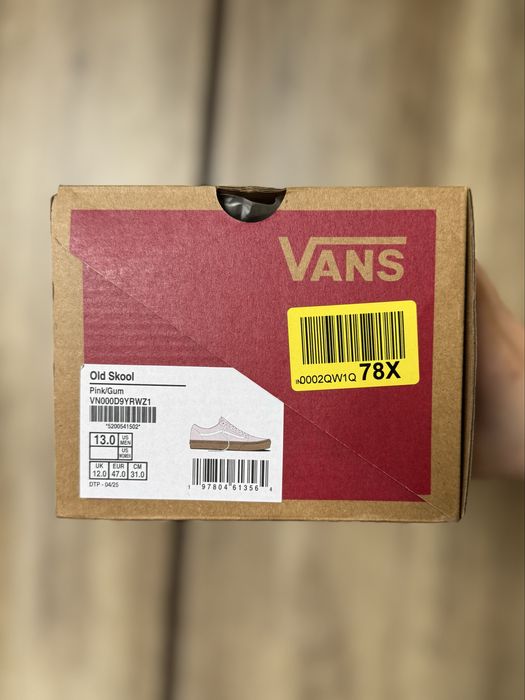 Vans Old Skool Gumsole 47 31cm nowe