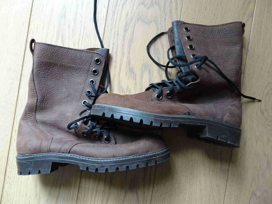 Buty skórzane brązowe damskie rozm. 38 NOWE