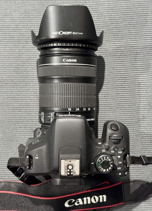 Canon 800d + EF 18-135 is STM