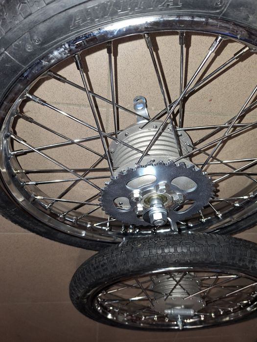 Odnowione wycentrowane kola kpl r17" romet ogar 202,2-biegowy