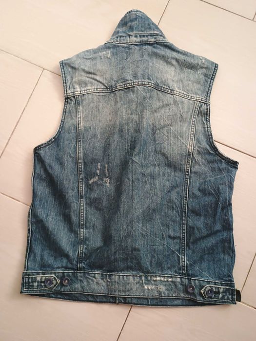 Kamizelka męska dżinsowa Mango