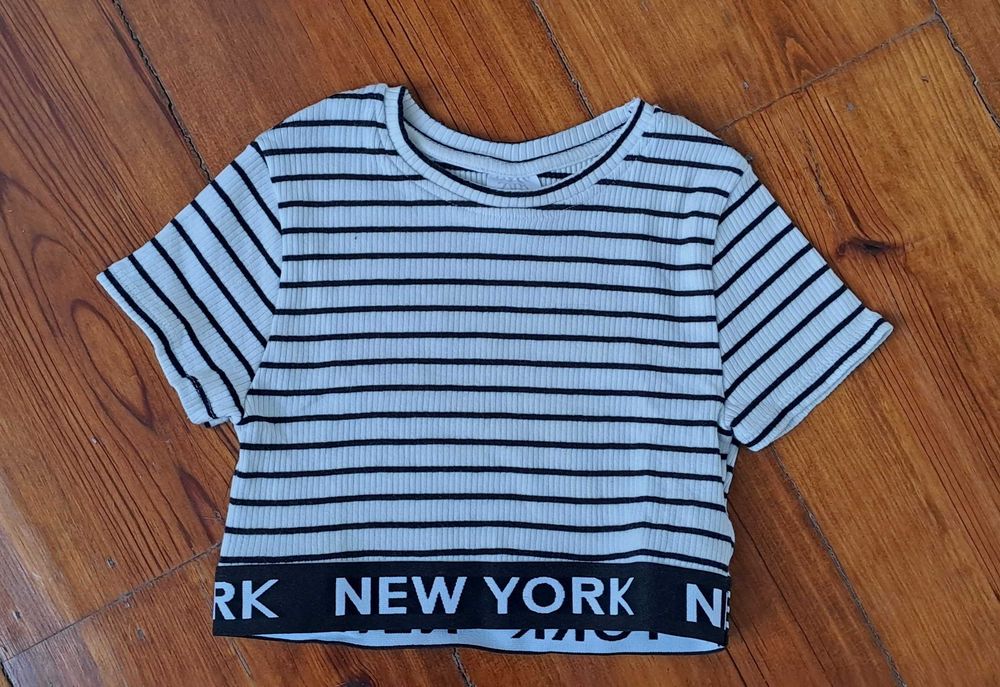Tshirt riscas Zara 8 anos