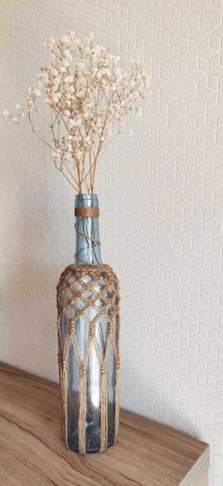Garrafa decorativa macramé64551107756801120
