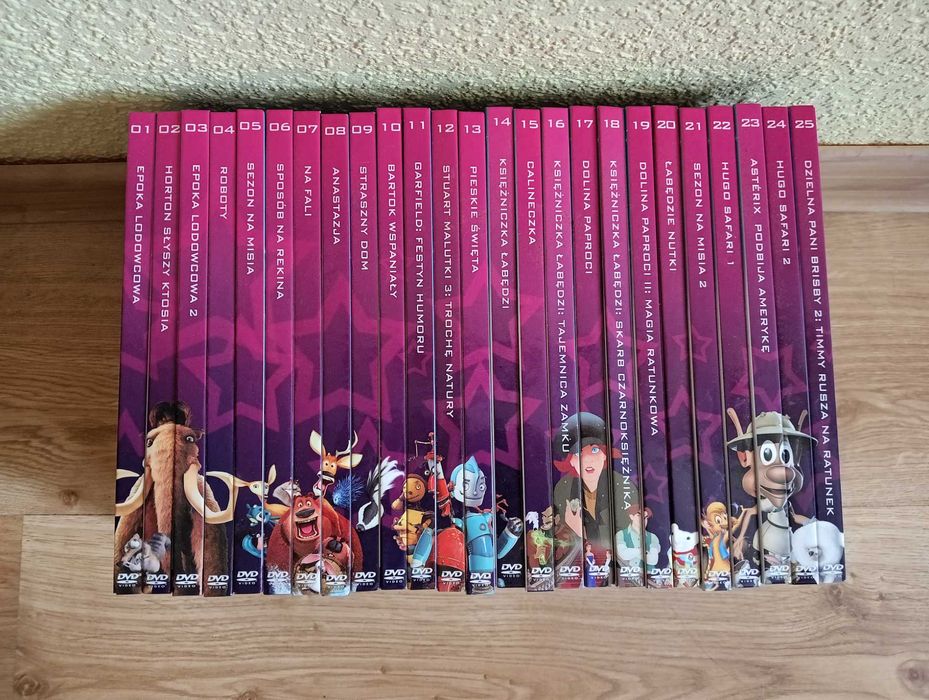 Kolekcja DVD Kultowe animacje Książka i film 25 tomów