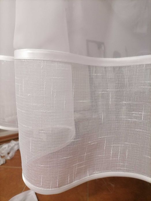 Firana prosta z kanta i tunelem