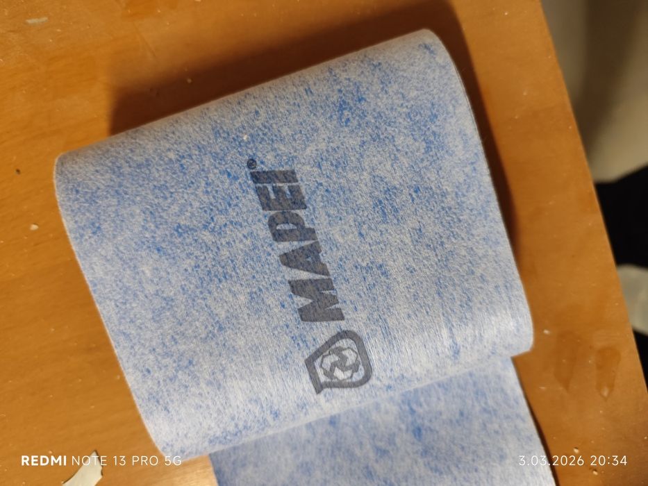 Taśma hydroizolacyjna niebieska mapei